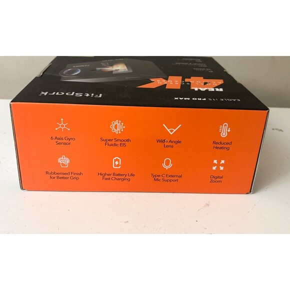 FitSpark Eagle i15 Pro Max Real 4k Dual Touch Screen Action Video Camera - Picture 14 of 16